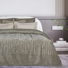 DAS HOME ΚΟΥΒΕΡΤΑ VELOUR ΥΠΕΡΔΙΠΛΗ 1350 TAUPE |  Κουβέρτες Βελουτέ Υπέρδιπλες στο espiti