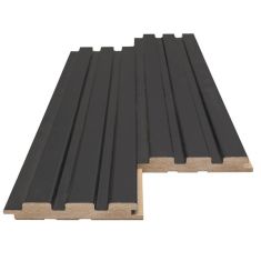 MDF PANEL ΜΕ 3D ΠΗΧΑΚΙΑ 507090 BEAT DL 16/119/2750mm BLACK LEAD NewPlan - NewPlan |  Διακόσμηση τοίχου στο espiti