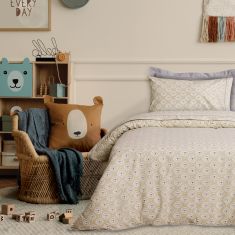 DAS KIDS ΣΕΤ ΣΕΝΤΟΝΙΑ ΜΟΝΑ 4979 TAUPE |  Σεντόνια Παιδικά στο espiti