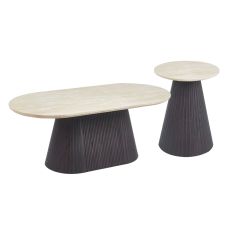 ΣΕΤ 2ΤΜΧ ΤΡΑΠΕΖΙΑ ΣΑΛΟΝΙΟΥ CATER HM21260 ΚΕΡΑΜΙΚΟ TOP ΟΨΗ ΤΡΑΒΕΡΤΙΝΑΣ-MDF ΒΑΣΗ ΚΑΦΕ |  Τραπέζια στο espiti