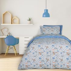 DAS KIDS ΣΕΤ ΠΑΠΛΩΜΑΤΟΘΗΚΗ ΜΟΝΗ 4912 BLUE, GREY, ORANGE |  Παπλωματοθήκες Παιδικές στο espiti