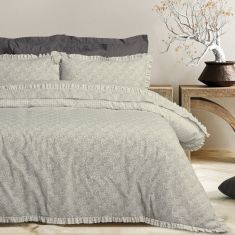 DAS HOME ΣΕΤ ΠΑΠΛΩΜΑΤΟΘΗΚΗ ΥΠΕΡΔΙΠΛΗ DAILY 3180 BEIGE, BLACK |  Παπλωματοθήκες Υπέρδιπλες στο espiti