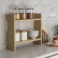 Ραφιέρα κουζίνας Denver Megapap χρώμα sapphire oak 34x10x30εκ. |  Οργάνωση σπιτιού - μικροέπιπλα στο espiti