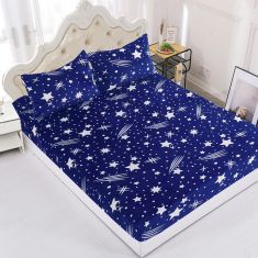 Fleece σεντόνι με λάστιχο και μαξιλαροθήκες (180cm x 200cm + 25cm) σχέδιο 8 5206978082665 SilkFashion |  Σεντόνια Υπέρδιπλα / King Size στο espiti