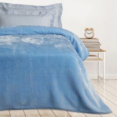 DAS KIDS ΚΟΥΒΕΡΤΑ VELOUR MONH 0291 BABY BLUE |  Κουβέρτες Παιδικές στο espiti