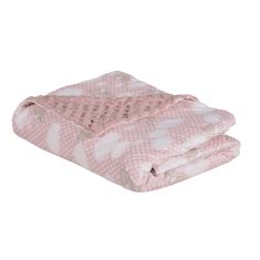 DAS BABY ΚΟΥΒΕΡΤΑ FLEECE 75X100 RELAX 4902 PINK |  Βρεφικές Κουβέρτες στο espiti
