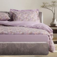 DAS HOME ΣΕΤ ΣΕΝΤΟΝΙΑ ΥΠΕΡΔΙΠΛΑ HAPPY FLANNEL 9682 GREY, LILAC |  Σεντόνια Υπέρδιπλα / King Size στο espiti