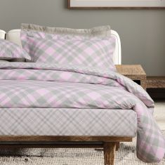 DAS HOME ΣΕΤ ΠΑΠΛΩΜΑΤΟΘΗΚΗ ΥΠΕΡΔΙΠΛΗ CASUAL 5436 MINT, PINK |  Παπλωματοθήκες Υπέρδιπλες στο espiti