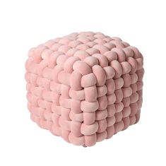 DAS HOME ΔΙΑΚΟΣΜΗΤΙΚΟ ΠΟΥΦ 43Χ43Χ40 2273 NUDE |  Πουφ στο espiti