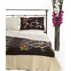 ΚΟΥΒΕΡΛΙ σετ (160cm x 220cm + 1 x 50cm x 70cm) 76334 6978000000897 SilkFashion |  Κουβερλί Υπέρδιπλα στο espiti