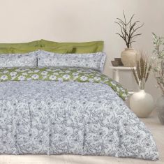 DAS HOME ΣΕΤ ΣΕΝΤΟΝΙΑ ΜΟΝΑ HAPPY 9670 IVORY, OLIVE |  Σεντόνια Υπέρδιπλα / King Size στο espiti