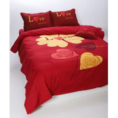 παπλωματοθήκη 160cm x 240cm κατωσέντονο με λάστιχο 110cm x 210cm+19cm 1x50cm x 70cm 40cm x 40cm joy-16 6978000001485 SilkFashion |  Σεντόνια Υπέρδιπλα / King Size στο espiti