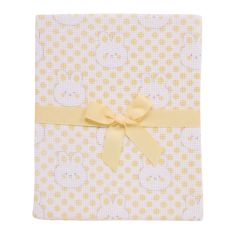 DAS BABY ΚΟΥΒΕΡΤΑ ΠΙΚΕ 75X100 RELAX 4961 YELLOW |  Βρεφικές Κουβέρτες στο espiti