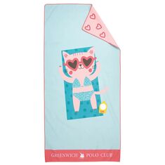 GREENWICH POLO CLUB JUNIOR ΠΕΤΣΕΤΑ ΘΑΛΑΣΣΗΣ 70Χ140 4081 BLUE, PINK |  Πετσέτες Θαλάσσης στο espiti