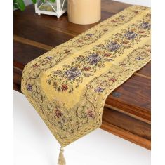 τραβέρσα  (33cm X 125cm)  tr46 χρυσή 6978000002143 SilkFashion |  Τραπεζομάντηλα στο espiti