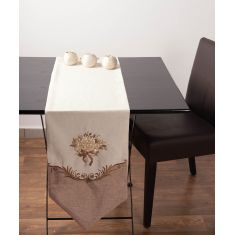τραβέρσα  (45cm X 170cm)  970 ivory 6978000002204 SilkFashion |  Τραπεζομάντηλα στο espiti