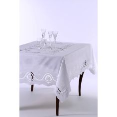 Χειροποίητο τραπεζομάντηλο act8 (140cm x 140cm) 6978000003106 SilkFashion |  Τραπεζομάντηλα στο espiti