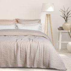 DAS HOME ΚΟΥΒΕΡΛΙ ΜΟΝΟ HAPPY 9625 TAUPE |  Κουβερλί Υπέρδιπλα στο espiti