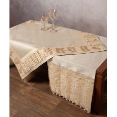 τραβέρσα (40cm X 170cm) 3819 πλισέ ecru 6978000004022 SilkFashion |  Τραπεζομάντηλα στο espiti
