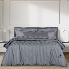 GREENWICH POLO CLUB ΠΑΠΛΩΜΑΤΟΘΗΚΗ ΣΕΤ ΥΠΕΡΔΙΠΛH 2152 DARK GREY |  Παπλωματοθήκες Υπέρδιπλες στο espiti
