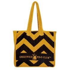 GREENWICH POLO CLUB ΤΣΑΝΤΑ ΘΑΛΑΣΣΗΣ 42Χ45 3650 BLACK, OCHRE |  Τσάντες στο espiti