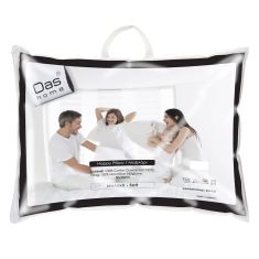 DAS HOME ΜΑΞΙΛΑΡΙ 50Χ70 HAPPY 1025 WHITE |  Μαξιλάρια Υπνου στο espiti
