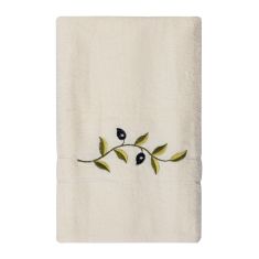 Πετσέτα Προσώπου ( 50cm x 100cm ) Εκρού με κλαδί 5206978159817 SilkFashion |  Πετσέτες Κουζίνας στο espiti