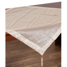 Καρέ (90cm x 90cm) 0001061B Ivory 5206978162534 SilkFashion |  Τραπεζομάντηλα στο espiti