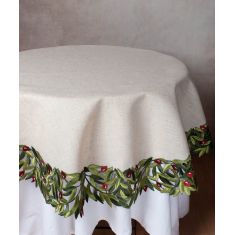 Ροτόντα 2353 (135cm) κόκκινη ελιά 5206978032493 SilkFashion |  Τραπεζομάντηλα στο espiti