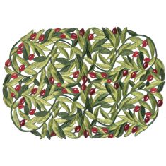 Σουπλά 2352 (35cm x 50cm) κόκκινη ελιά oval 5206978158247 SilkFashion |  Τραπεζομάντηλα στο espiti