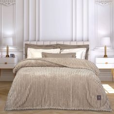 GREENWICH POLO CLUB ΚΟΥΒΕΡΤΑ FLEECE 160X220 ESSENTIAL 3485 BEIGE |  Κουβέρτες Βελουτέ Υπέρδιπλες στο espiti