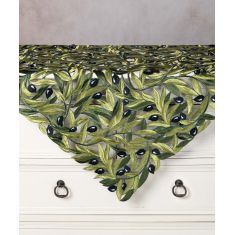 Καρέ 2352 (85cm x 85cm) μαύρη ελιά 5206978016936 SilkFashion |  Τραπεζομάντηλα στο espiti