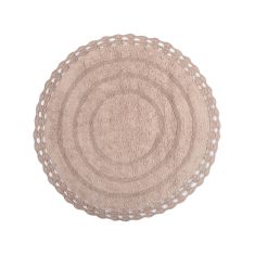 Πατάκι στρογγυλό ( 70cm ) linen 5206978166143 SilkFashion |  Πατάκια Μπάνιου στο espiti