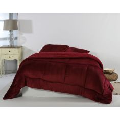Κουβερτοπάπλωμα solid (240cm x 260cm) burgundy 5206978075827 SilkFashion |  Κουβερτοπαπλώματα  στο espiti