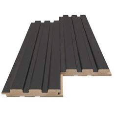 MDF PANEL ΜΕ 3D ΠΗΧΑΚΙΑ 507090 BEAT DL 16/119/2750mm BLACK LEAD NewPlan - NewPlan |  Διακόσμηση τοίχου στο espiti