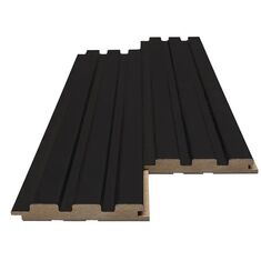 MDF PANEL ΜΕ 3D ΠΗΧΑΚΙΑ 505090 BEAT ST 16/119/2750mm BLACK NewPlan - NewPlan |  Διακόσμηση τοίχου στο espiti
