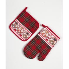 Χριστουγεννιάτικο σετ γάντι με πιάστρα (19cm x 19cm / 19cm x 29cm) 7-1 5206978167317 SilkFashion |  Χριστουγεννιάτικα Διακοσμητικά στο espiti