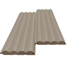MDF PANEL ΜΕ 3D ΠΗΧΑΚΙΑ 806090 WAVE DL 16/119/2750mm SAND GREY NewPlan - NewPlan |  Διακόσμηση τοίχου στο espiti