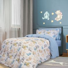 GREENWICH POLO CLUB ΣΕΤ ΠΑΠΛΩΜΑΤΟΘΗΚΗ ΜΟΝΗ 8802 ΓΚΡΙ, ΜΠΕΖ, ΣΙΕΛ |  Παπλωματοθήκες Παιδικές στο espiti