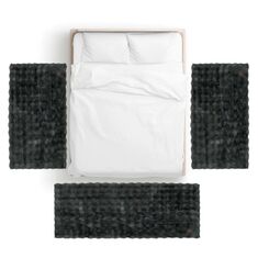 GREENWICH POLO CLUB ΧΑΛΙ 75X200 FAUX FUR 3125 GRAPHITE |  Χαλιά Κρεβατοκάμαρας στο espiti