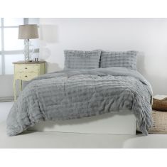 Κουβερτοπάπλωμα burble (170cm x 240cm + 50cm x 70cm) γκρί 5206978075865 SilkFashion |  Κουβερτοπαπλώματα  στο espiti