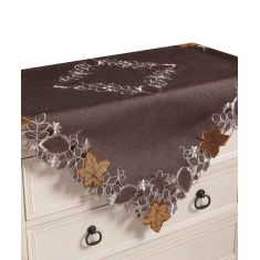 Καρέ 19315 (85cm x 85cm) καφέ 5206978017278 SilkFashion |  Τραπεζομάντηλα στο espiti