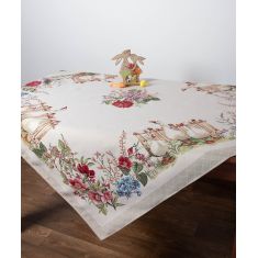 τραπεζοκαρέ (140cm x 140cm) GOOSE WALK 5206978160509 SilkFashion |  Τραπεζαρία-Κουζίνα στο espiti