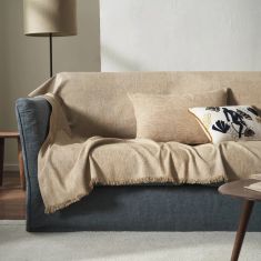 Ριχτάρι Τετραθέσιου 180x350cm GOFIS HOME  Sesame Beige 146/06 |  Ριχτάρια στο espiti