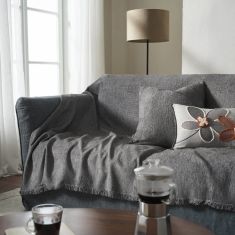 Ριχτάρι Διθέσιου 180x250cm GOFIS HOME  Ink Grey 146/15 |  Ριχτάρια στο espiti