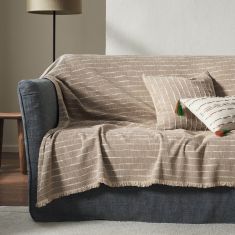 Ριχτάρι Τριθέσιου 180x310cm GOFIS HOME  Beige 148/06 |  Ριχτάρια στο espiti