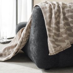 Ριχτάρι Τετραθέσιου 180x350cm GOFIS HOME  Beige 156/06 |  Ριχτάρια στο espiti