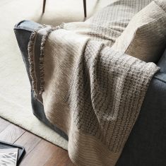 Ριχτάρι Τριθέσιου 180x310cm GOFIS HOME  Ink Grey 160/14 |  Ριχτάρια στο espiti