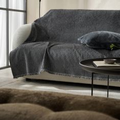 Ριχτάρι Τριθέσιου 180x300cm GOFIS HOME  Pearl Grey 184/14 |  Ριχτάρια στο espiti