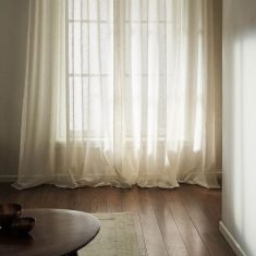 Κουρτίνα με σιρίτι 200x295cm GOFIS HOME  Combe Beige 502/06 |  Ετοιμες μονοχρωμες κουρτίνες στο espiti